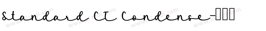 Standard CT Condense字体转换